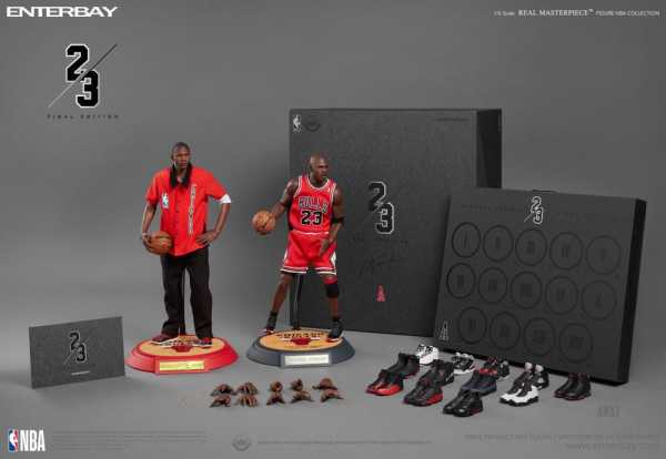 NBA Collection Michael Jordan Away Final Ltd. Edt. 1:6 Scale Real Masterpiece Actionfiguren 2-Pack