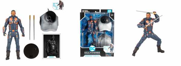 McFarlane Toys Suicide Squad Build A King Shark Bloodsport (Unmasked) 18 cm Actionfigur