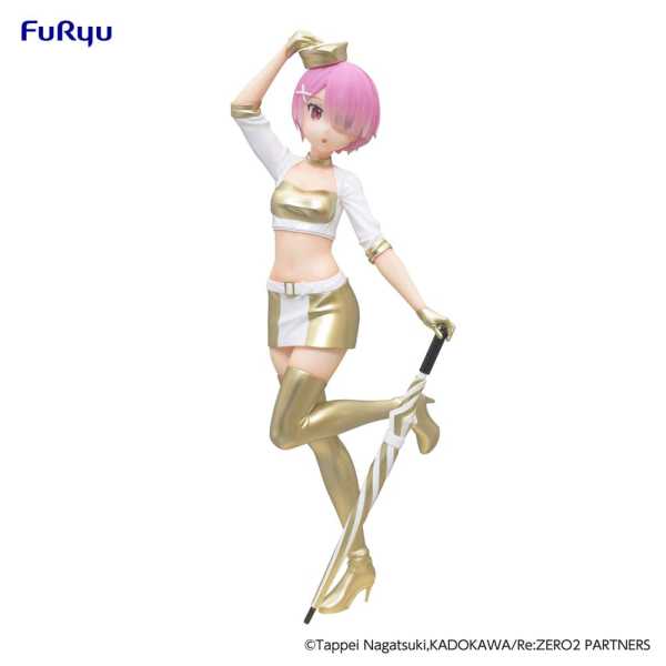 AUF ANFRAGE ! Re:Zero Starting Life in Another World Trio-Try-iT Ram Grid Girl 21 cm PVC Statue