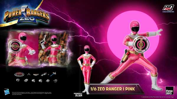 VORBESTELLUNG ! Saban's Power Rangers Zeo FigZero 1/6 Ranger I Pink 30 cm Actionfigur