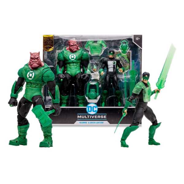 VORBESTELLUNG ! McFarlane Toys DC Multiverse Kilowog & Green Lantern Actionfiguren Set (Gold Label)