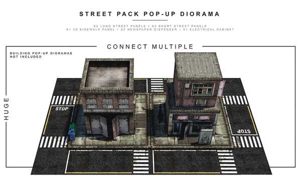 EXTREME SETS STREET PACK POP-UP 1/12 SCALE DIORAMA