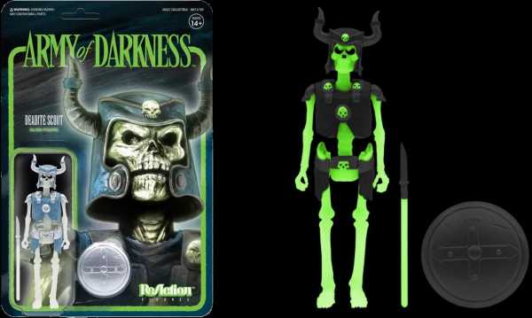 ARMY OF DARKNESS DEADITE SCOUT GLOW IN THE DARK REACTION ACTIONFIGUR