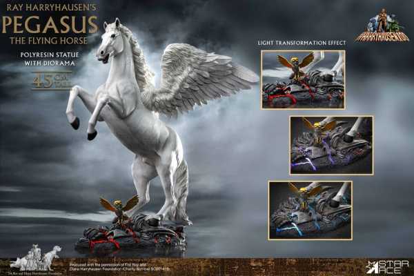 VORBESTELLUNG ! Ray Harryhausen's Pegasus: The Flying Horse 2.0 45 cm Statue Deluxe Version
