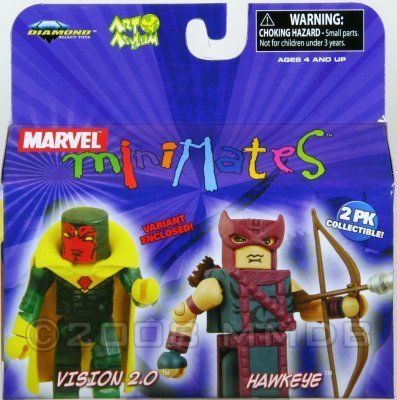Marvel Minimates Series 20 Vision 2.0 & Hawkeye Minifigure 2-Pack
