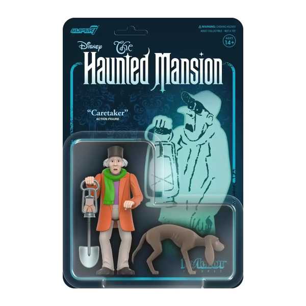 AUF ANFRAGE ! Disney Haunted Mansion Caretaker 3 3/4-Inch ReAction Actionfigur