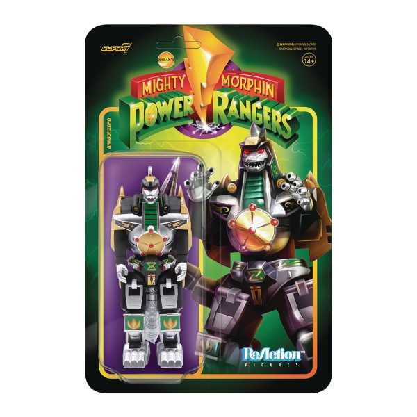 Mighty Morphin Power Rangers Dragonzord 3 3/4-Inch ReAction Actionfigur