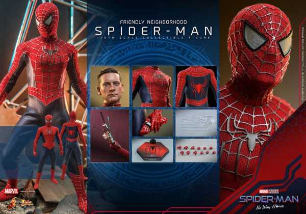 Hot Toys Spider-Man: No Way Home Movie MP 1/6 Friendly Neighborhood Spider-Man Actionfigur