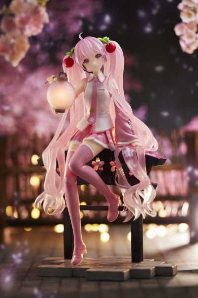 VORBESTELLUNG ! Hatsune Miku AMP Sakura Miku Lantern Version 20 cm PVC Statue Reissue