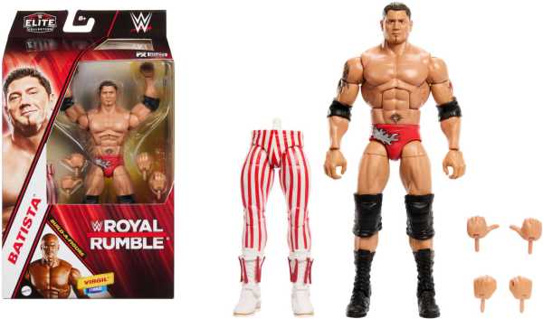 WWE Royal Rumble Elite Build-A-Virgil Batista BaF Actionfigur
