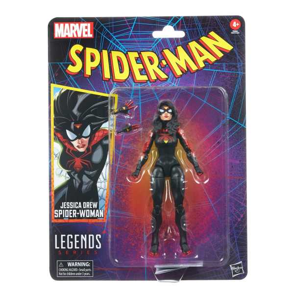 VORBESTELLUNG ! Marvel Legends Spider-Man Retro Jessica Drew Spider-Woman 6 Inch Actionfigur