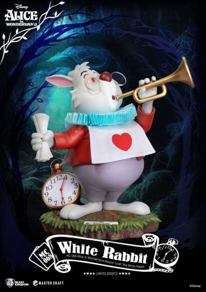 VORBESTELLUNG ! Alice im Wunderland MC-068 The White Rabbit 36 cm Master Craft Statue