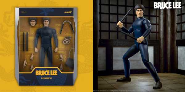 VORBESTELLUNG ! Bruce Lee Ultimates The Operative 7 Inch Actionfigur