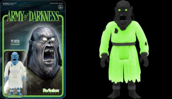 ARMY OF DARKNESS PIT WITCH GLOW IN THE DARK REACTION ACTIONFIGUR