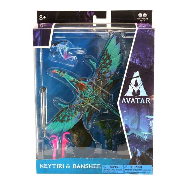 McFarlane Toys Avatar 1 World of Pandora Creature Seze Banshee and Neytiri Large Deluxe Actionfigur