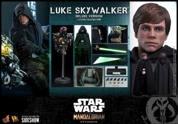 VORBESTELLUNG ! Hot Toys Star Wars The Mandalorian 1/6 Luke Skywalker 30 cm Actionfigur Deluxe Vers.