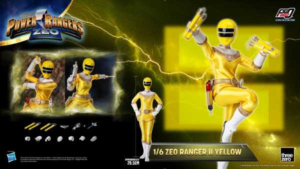 VORBESTELLUNG ! Saban's Power Rangers Zeo FigZero 1/6 Ranger II Yellow 30 cm Actionfigur