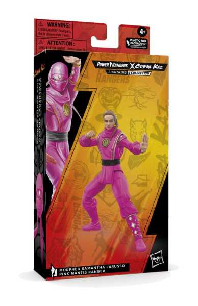 Power Rangers x Cobra Kai LC Morphed Samantha LaRusso Pink Mantis Ranger Actionfigur