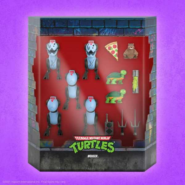 Teenage Mutant Ninja Turtles Ultimates Mousers 8 cm Actionfiguren 5-Pack