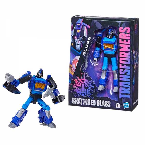 Transformers: Shattered Glass Blurr 14 cm Deluxe Class Actionfigur Pulse Exclusive