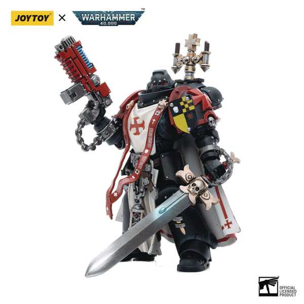 VORBESTELLUNG ! Joy Toy Warhammer 40k Black Templars Sword Brethren Brother Lombast 1/18 Actionfigur