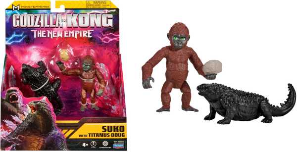 VORBESTELLUNG ! Monsterverse Godzilla x Kong: New Empire Movie Suko with Titanus Doug Actionfigur