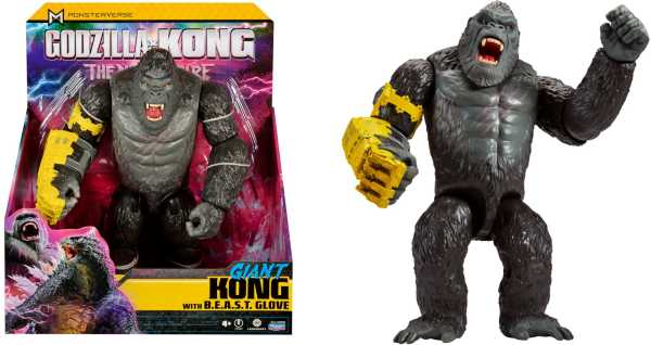 Monsterverse Godzilla x Kong: New Empire Movie Giant Kong with B.E.A.S.T. Glove 11 Inch Actionfigur