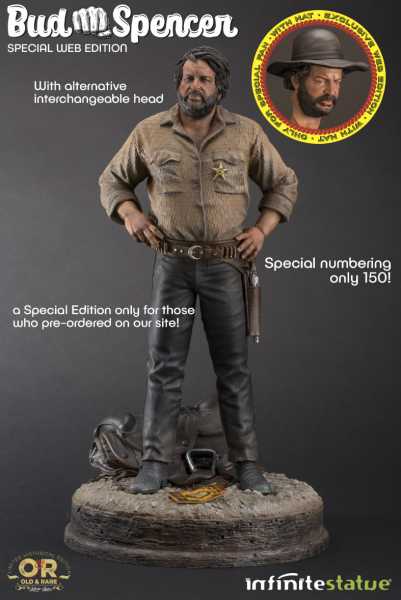 Bud Spencer Old & Rare 1/6 Exclusive Web Edition Statue