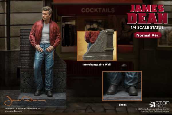 James Dean My Favourite Legend Superb Series 1/4 James Dean Red Jacket 52 cm Statue