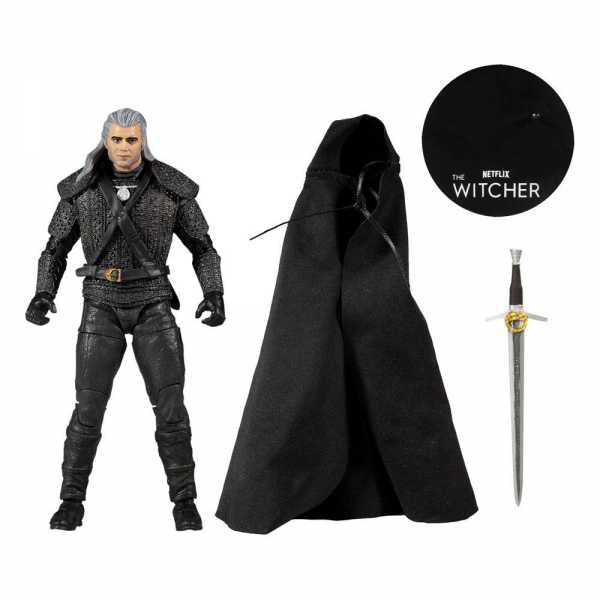McFarlane Toys The Witcher Netflix Geralt of Rivia 18 cm Actionfigur