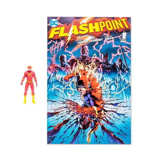 McFarlane Toys DC Page Punchers The Flash (Flashpoint) 8 cm Actionfigur & Comic