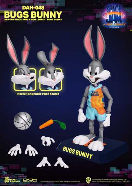 AUF ANFRAGE ! Space Jam: A New Legacy 8ction Heroes 1/9 Bugs Bunny 16 cm Actionfigur