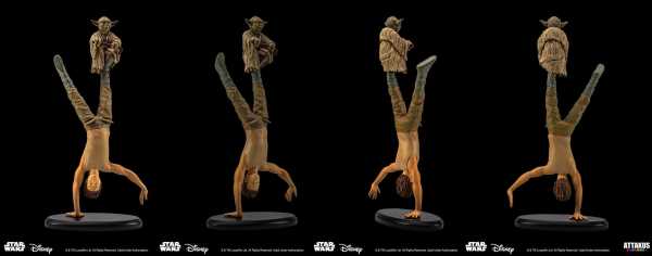AUF ANFRAGE ! Star Wars Elite Collection Yoda & Luke Skywalker Dagobah Training 26 cm Statue