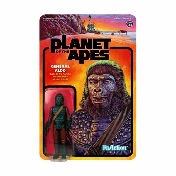Planet der Affen (Planet of the Apes) General Aldo ReAction 10 cm Actionfigur
