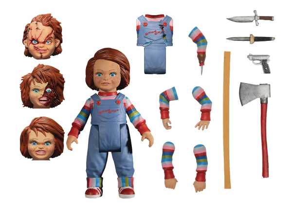 Child's Play Chucky 5 Points Deluxe Actionfiguren Set