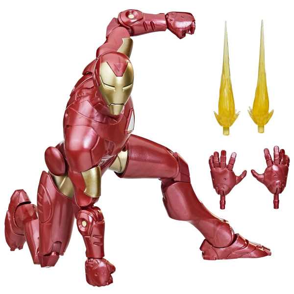 Marvel Legends Avengers Build A Puff Adder Iron Man (Extremis) 6 Inch Actionfigur