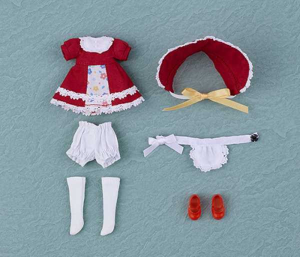 Original Character Old-Fashioned Dress (Red) Nendoroid Doll Puppen Zubehör-Set