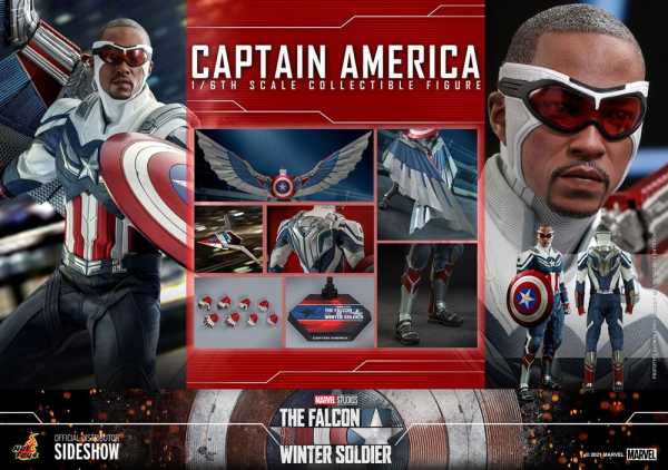 VORBESTELLUNG ! The Falcon and The Winter Soldier 1/6 Captain America 30 cm Actionfigur
