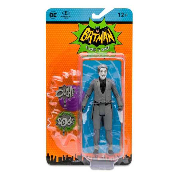 McFarlane Toys DC Retro Batman 66 The Joker (Black & White TV Variant) Actionfigur