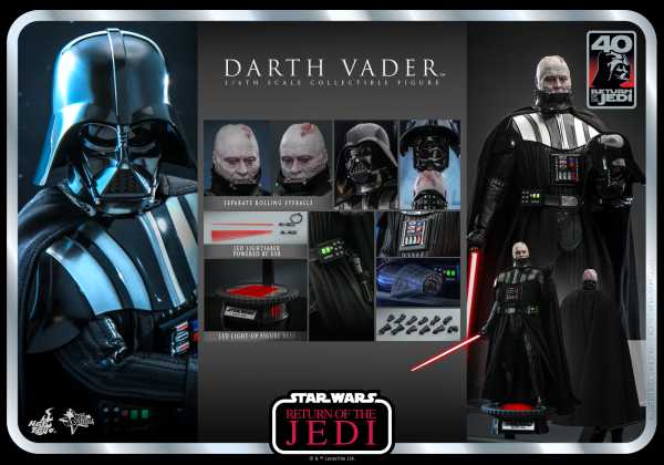 VORBESTELLUNG ! Hot Toys Star Wars: Episode VI Return of the Jedi 40th Anniv. Darth Vader Standard