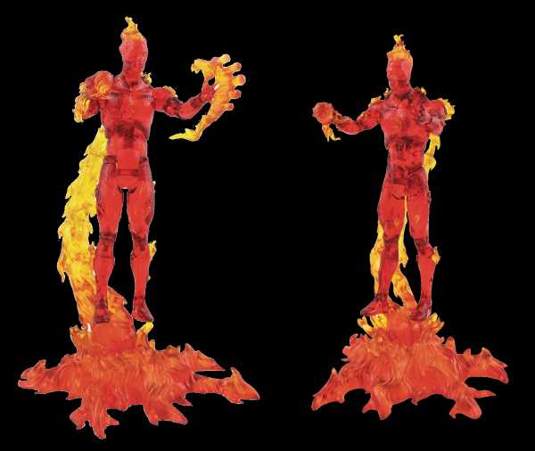 MARVEL SELECT HUMAN TORCH ACTIONFIGUR