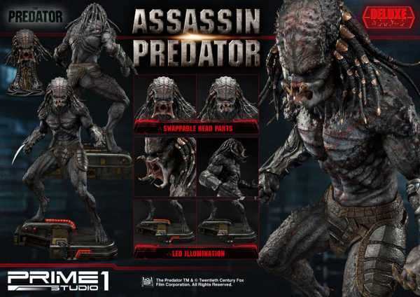 AUF ANFRAGE ! Predator Upgrade 1/4 Assassin Predator 93 cm Statue Deluxe Version