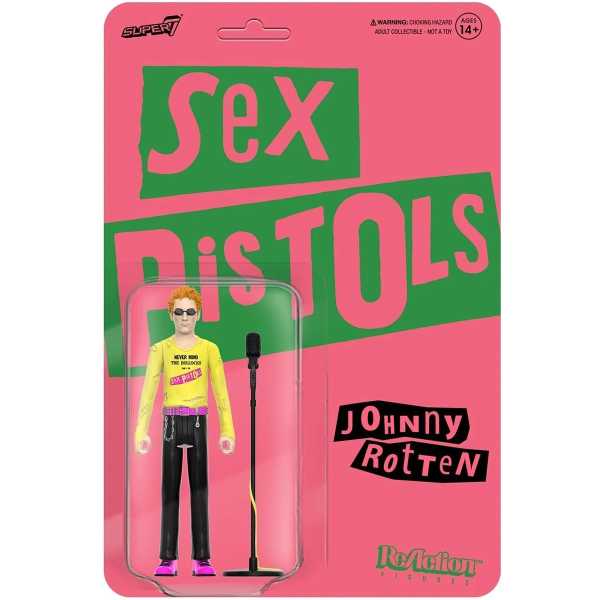 Sex Pistols Johnny Rotten (Never Mind the Bollocks) 3 3/4-inch ReAction Actionfigur