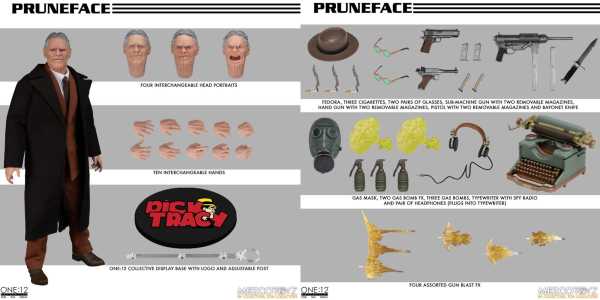 VORBESTELLUNG ! Dick Tracy Pruneface One:12 Collective Actionfigur