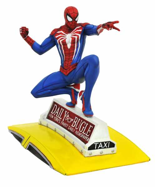 Marvel Gallery PS4 Spider-Man on Taxi 23 cm PVC Diorama