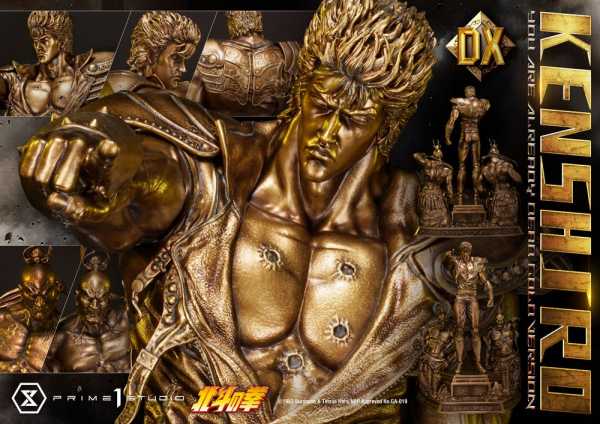 AUF ANFRAGE ! Fist of the North Star 1/4 Kenshiro You Are Already Dead 71 cm Statue Deluxe Gold Ver.