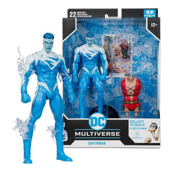 VORBESTELLUNG ! McFarlane Toys DC Build A Plastic Man JLA Superman 7 Inch BaF Actionfigur