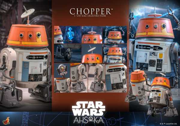 VORBESTELLUNG ! Hot Toys Star Wars: Ahsoka 1/6 Chopper 18 cm Actionfigur