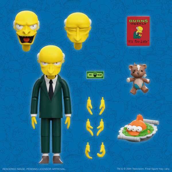 VORBESTELLUNG ! The Simpsons Ultimates C. Montgomery Burns 7 Inch Actionfigur
