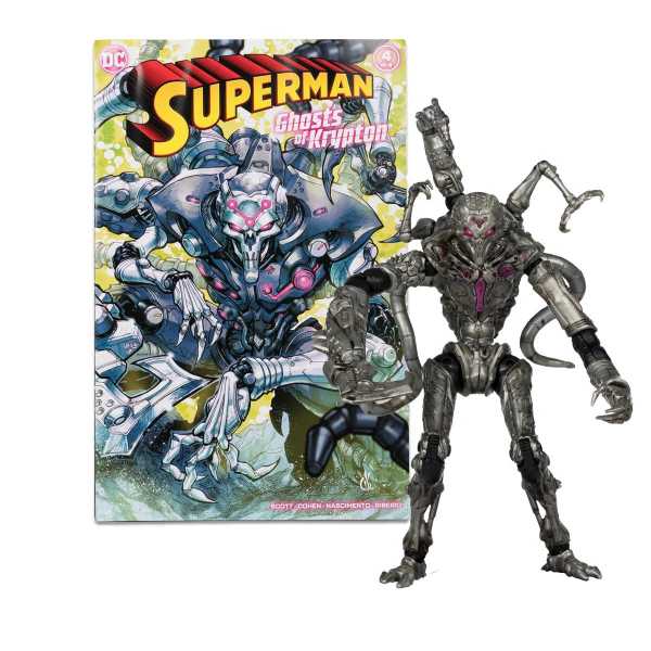 VORBESTELLUNG ! McFarlane Toys DC Page Punchers Wave 5 Brainiac 7 Inch Actionfigur & Comic